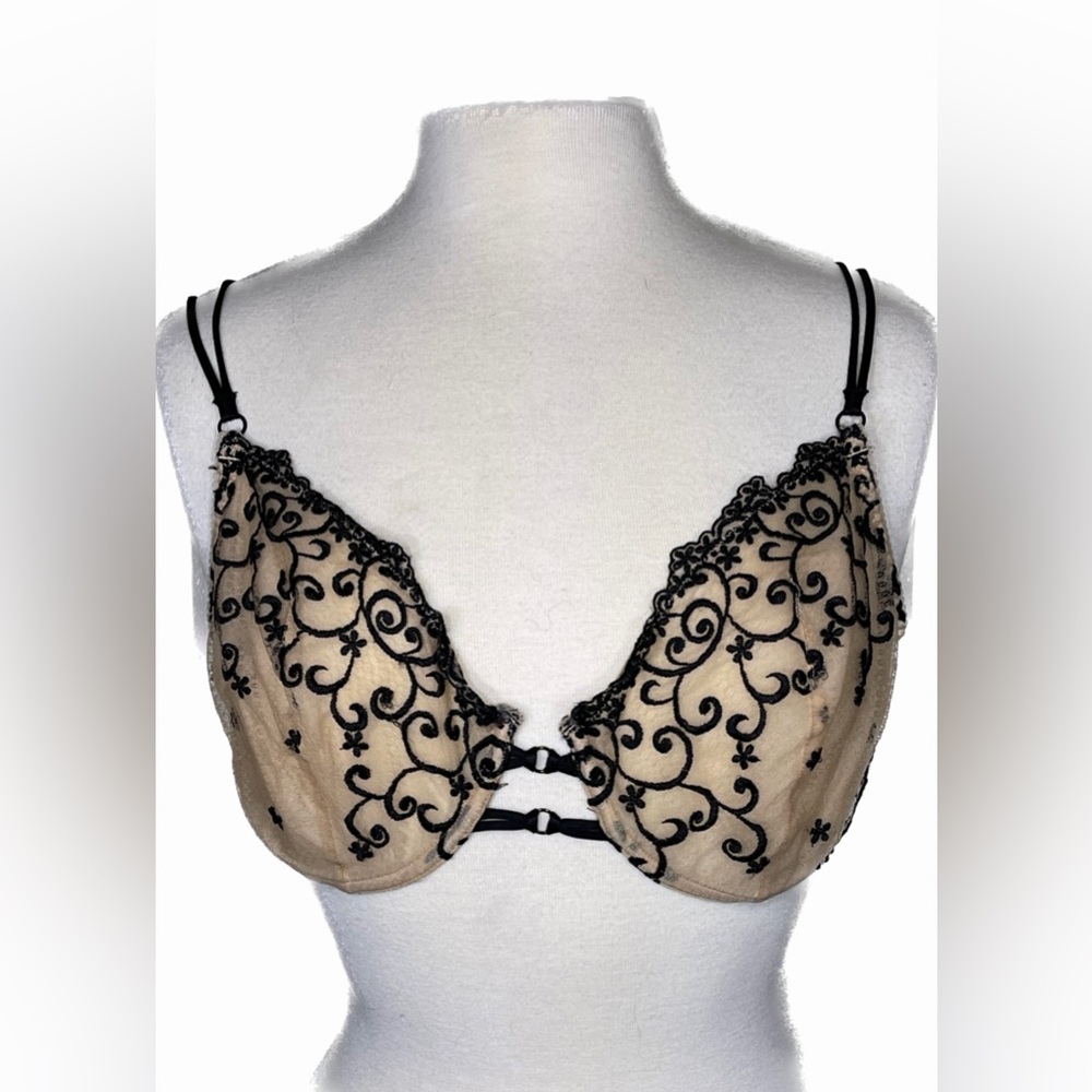 Sheer Embroidered Victoria’s Secret Bra